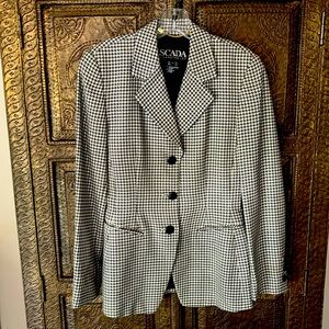 Beautiful Houndstooth Escada Jacket. Pay listed price please.